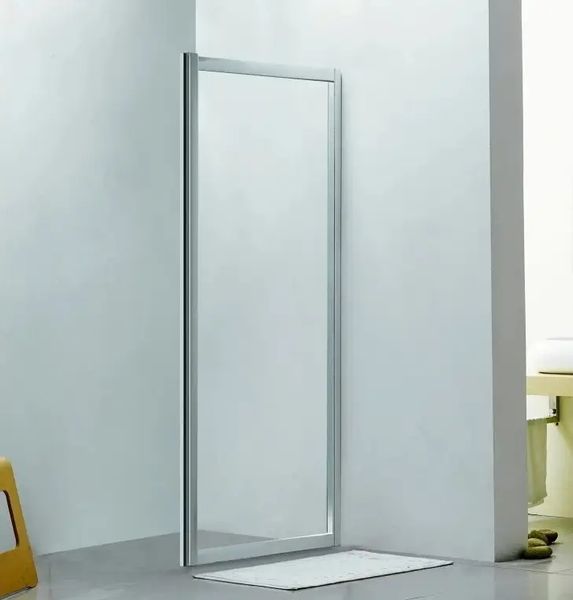 Перегородка стеклянная для душа боковая 89.5x195см EGER LEXO стекло прозрачное 6мм 599-900/1 599-900/1 фото