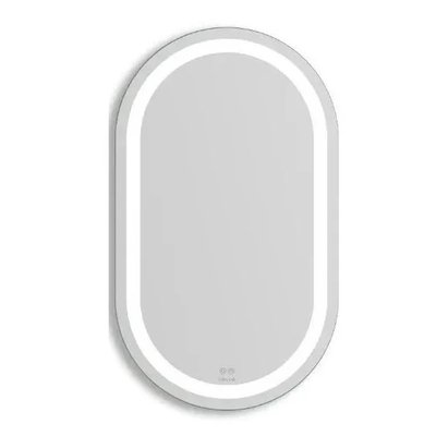 Зеркало в ванную VOLLE LUNA 80x60см c подсветкой сенсорное включение антизапотевание овальное 1648.55146800 1648.55146800 фото