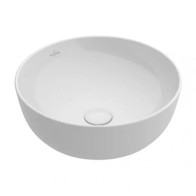 Раковина чаша накладна на тумбу для ванної 430мм x 430мм VILLEROY&BOCH ARTIS білий кругла 41794301 41794301 фото