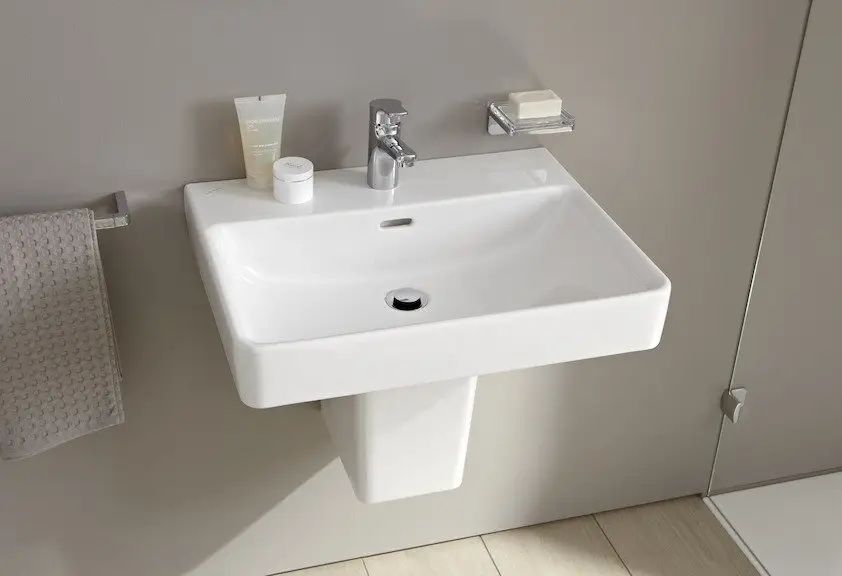 Умывальник подвесной для ванной 650мм x 465мм LAUFEN PRO S белый прямоугольная H8109640001041 H8109640001041 фото