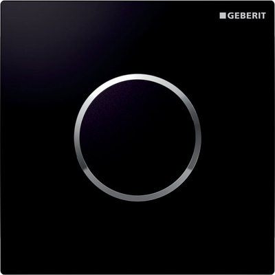 Кнопка слива для писсуара сенсорная GEBERIT SIGMA10 металлическая одинарная глянцевая черная 116.025.KM.1 116.025.KM.1 фото