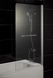 Ограждение стеклянное для ванной правая распашная 150см x 80см EGER стекло матовое 5мм профиль хром 599-02R grey 599-02R grey фото 3