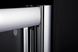 Перегородка скляна у душову нішу розсувна двохсекційна EGER 120см x 195см прозрачное скло 5мм профіль хром 599-153(h) 599-153(h) фото 5