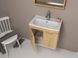 Набір меблів у ванну ROZZY JENORI FIRST коричневий (тумба, дзеркало та умивальник з сифоном) RJ20600OK RJ20600OK фото 7