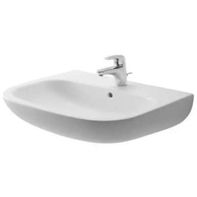 Раковина подвесная для ванны 600мм x 460мм DURAVIT D-CODE белый полукруглая 23106000002 23106000002 фото