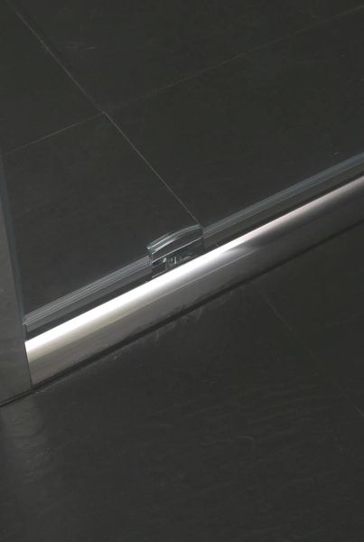 Ограждение стеклянное для душевой ниши распашная EGER 90см x 195см прозрачное стекло 5мм профиль хром 599-150-90(h) 599-150-90(h) фото