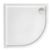 Піддон для душової кабіни ROCA MALAGA RONDO A276260000 90x90x13.5см напівкруглий акриловий із сифоном білий A276260000 фото