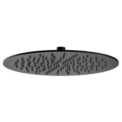 Потолочная круглая лейка для верхнего душа VOLLE SH 300мм черный латунь 16008105 16008105 фото