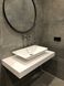 Стільниця під раковину-чашу у ванну VOLLE Solid Surface штучний камінь 90x46см білий 10-40-75 10-40-75 фото 2