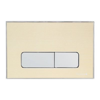 Кнопка зливу для інсталяції IMPRESE металева подвійна матована золота i7113AG i7113AG фото