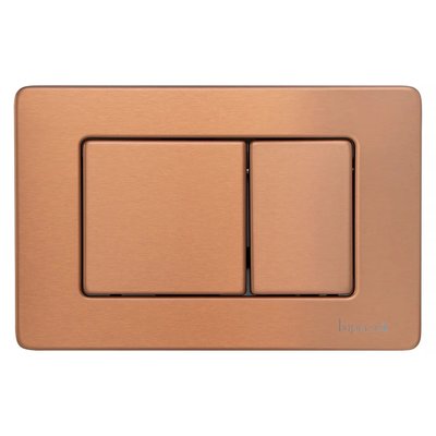 Кнопка зливу для інсталяції IMPRESE нержавійка подвійна глянцева рожеве золото i7112SR i7112SR фото