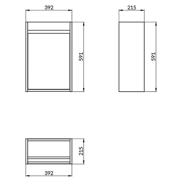 Шкафчик Cersanit CREA для раковины CREA/MODUO/COMO 40 см белая S924-001 фото