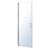 Стінка скляна для душової ніші розпашна EGER 91.5см x 195см прозрачное скло 6мм профіль хром 599-156 599-156 фото