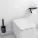 Набор аксессуаров для ванной HANSGROHE WallStoris 27969670 округлый пластиковый черный 27969670 фото 5