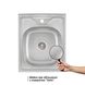 Кухонна мийка Lidz 6050 0,6 мм Satin (LIDZ605006SAT) SD00037173 фото 2
