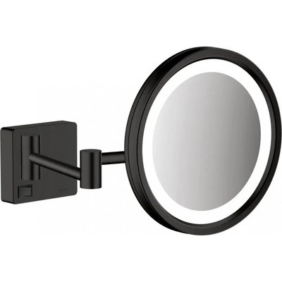 Косметическое зеркало для ванной HANSGROHE ADDSTORIS черный металл 41790670 41790670 фото