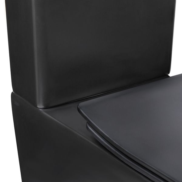 Унитаз-компакт Qtap Scorpio безободковый с сиденьем Soft-close QT14222125ARMB QT14222125ARMB фото