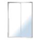 Двері для душової ніші VOLLE AIVA скляні розсувні двосекційні 195x120см прозорі 6мм профіль хром 10-22-686 10-22-686 фото 1