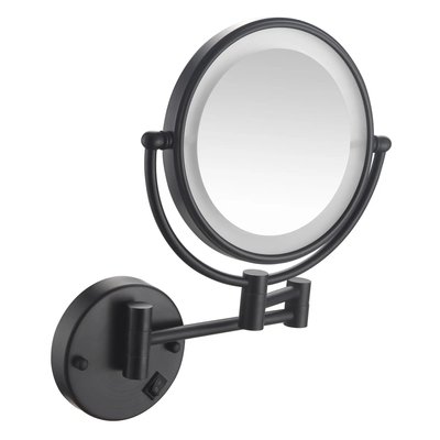 Косметичне дзеркало VOLLE 2500.280904 кругле підвісне металеве чорне 2500.280904 фото