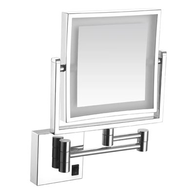 Косметичне дзеркало VOLLE 2500.280801 прямокутне підвісне металеве хром 2500.280801 фото
