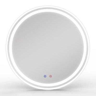 Зеркало круглое для ванны VOLLE VOLLE 60x60см c подсветкой сенсорное включение антизапотевание 16-21-600 16-21-600 фото
