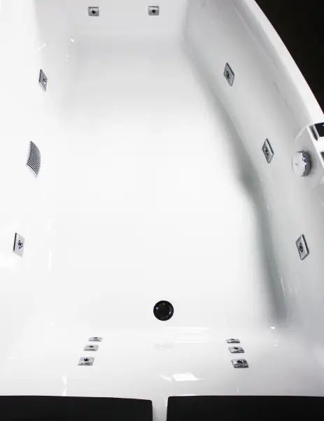 Ванна акрилова Volle 170x120, з гідро та аеромасажем, ліва (12-88-100LUX L) 12-88-100lux L фото