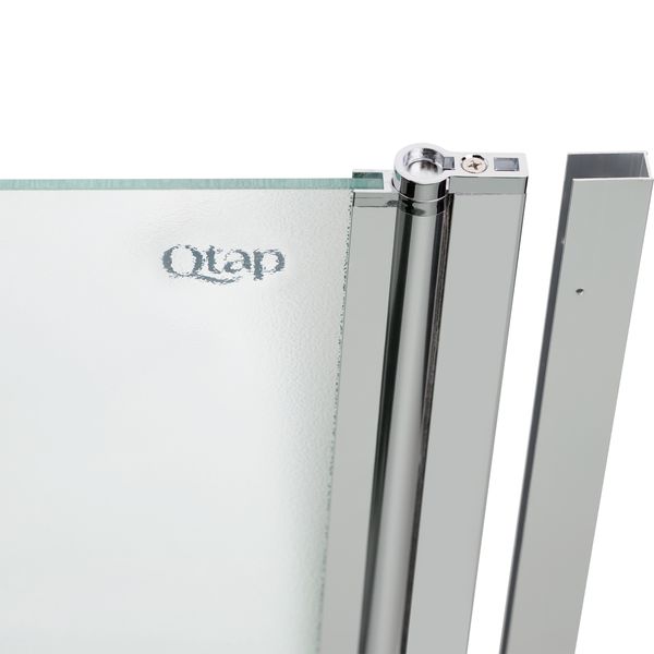 Штора на ванну Qtap Standard CRM407513APR стекло Pear 6 мм, 75х130 см, правая STDCRM407513APR фото