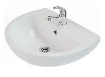Умывальник подвесной в ванную 500мм x 410мм KOLO FREJA белый полукруглая L71150000 L71150000 фото