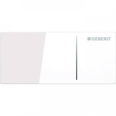 Кнопка слива для инсталляции сенсорная GEBERIT Sigma 70 стекляная двойная глянцевая белая 115.630.SI.1 115.630.SI.1 фото