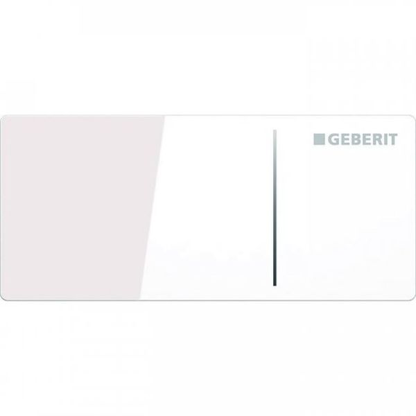 Кнопка слива для инсталляции сенсорная GEBERIT Sigma 70 стекляная двойная глянцевая белая 115.630.SI.1 115.630.SI.1 фото