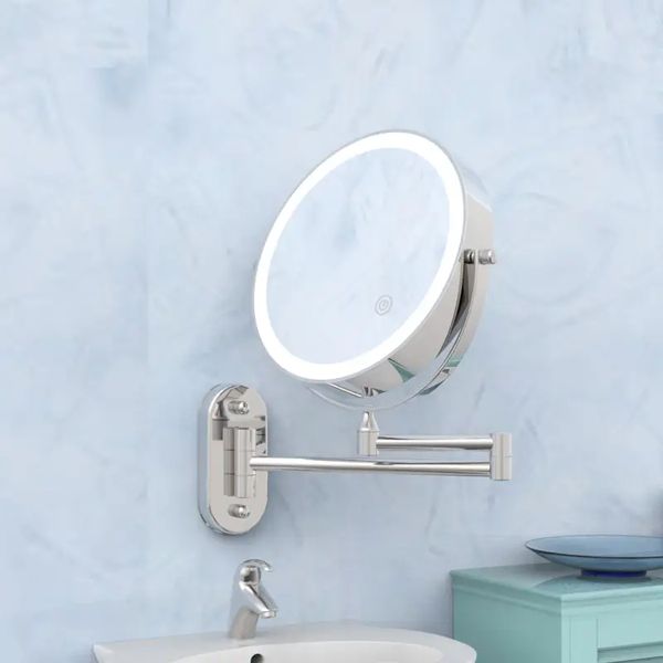 Косметичне дзеркало для ванної IMPRESE хром метал 181422 181422 фото