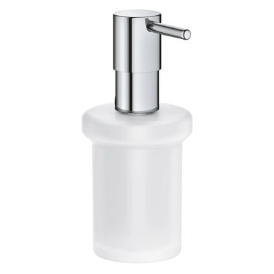 Дозатор для жидкого мыла без держателя GROHE Essentials 40394001 настольный на 160мл округлый стеклянный хром 40394001 фото